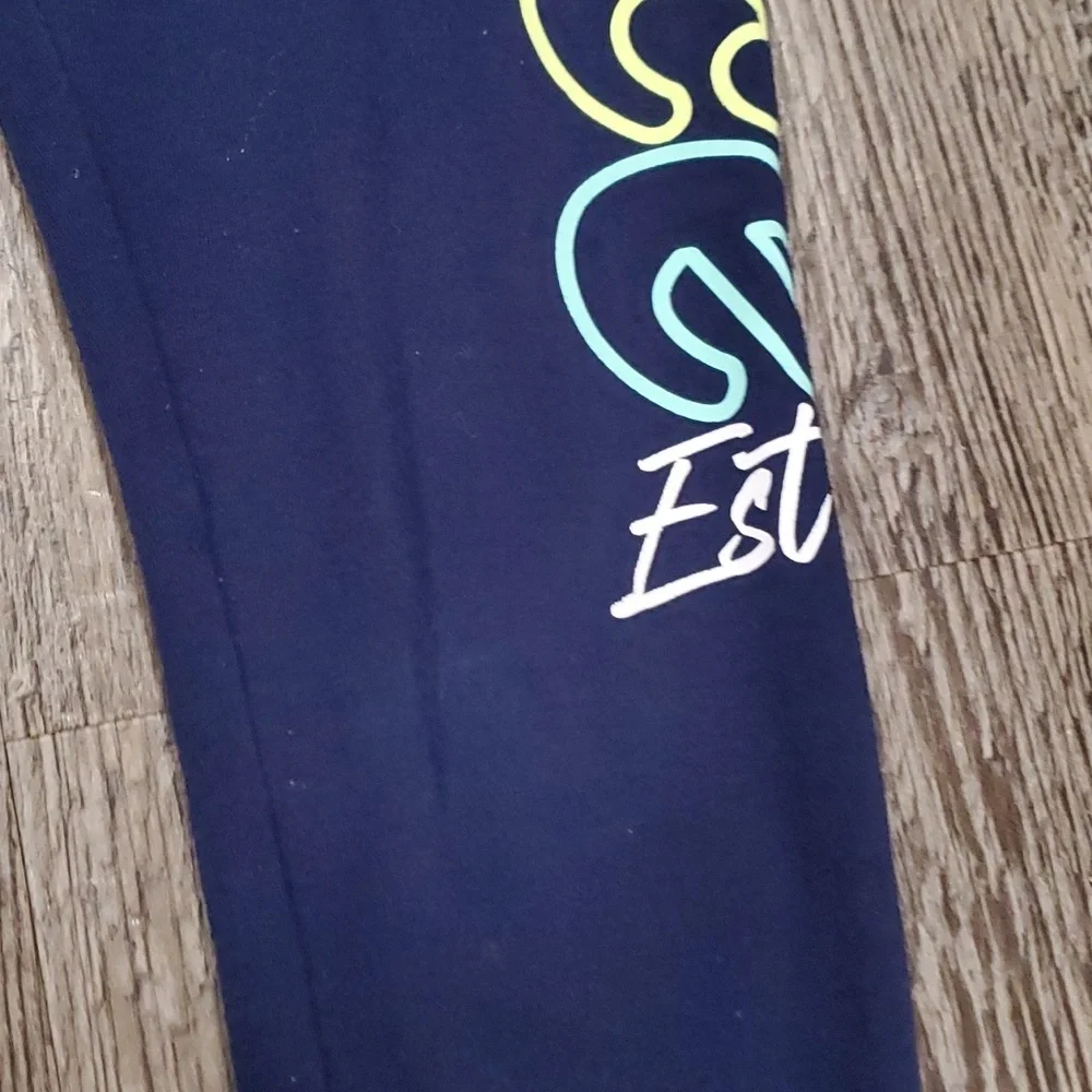 Justice Navy Leggings Size Size Small 7/8